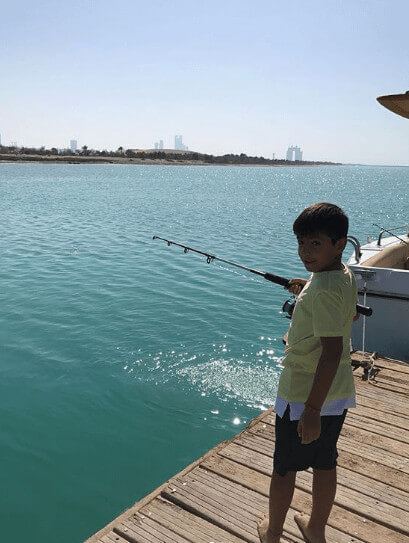 Benjamin Aguero Maradona Loves Fishing